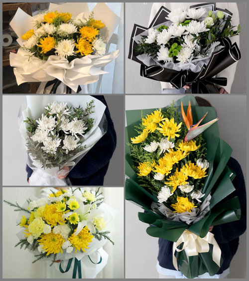 广东东莞市麻涌镇麻一村白事花束代送